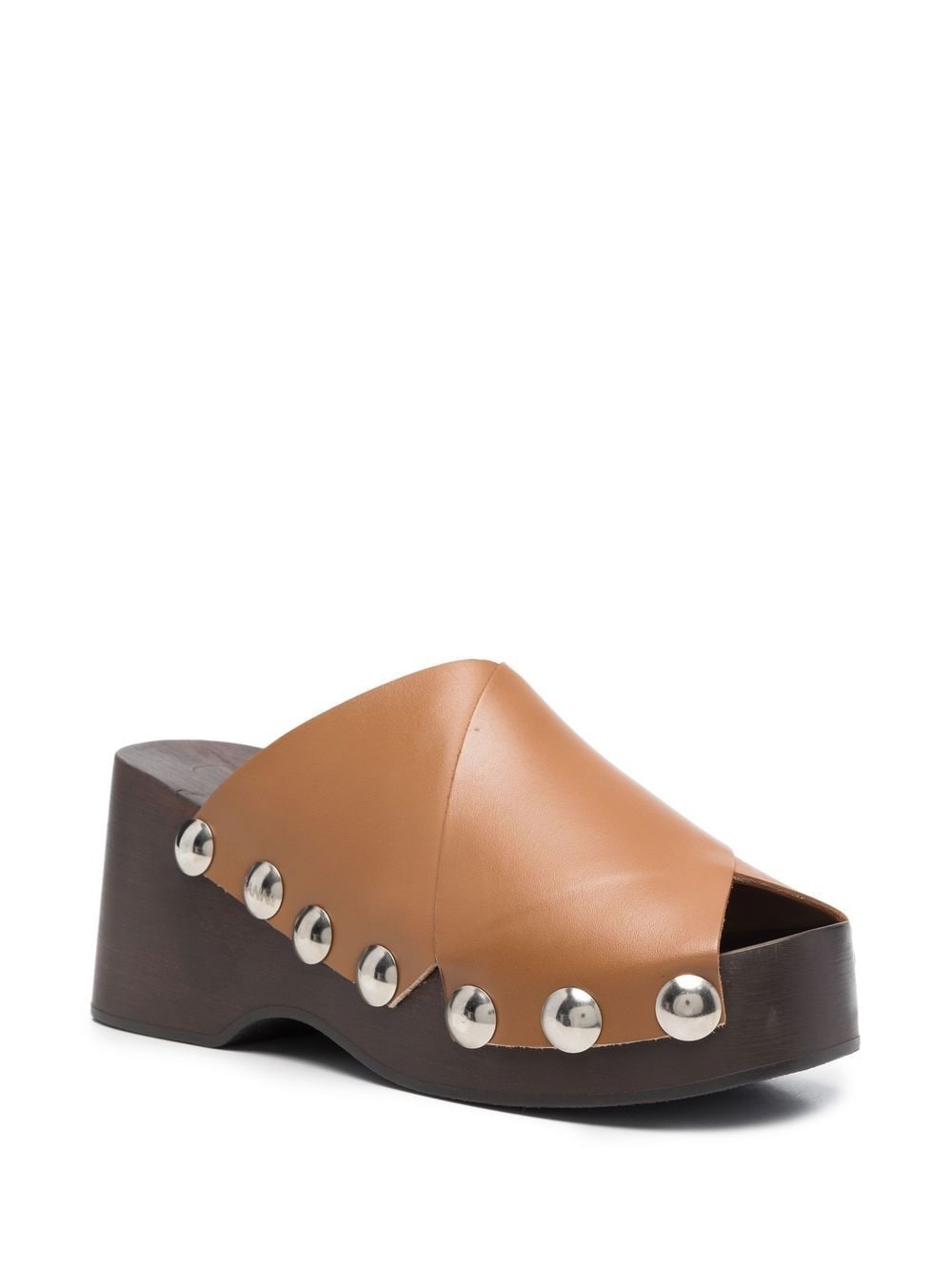 stud-detail open toe sandals - 2