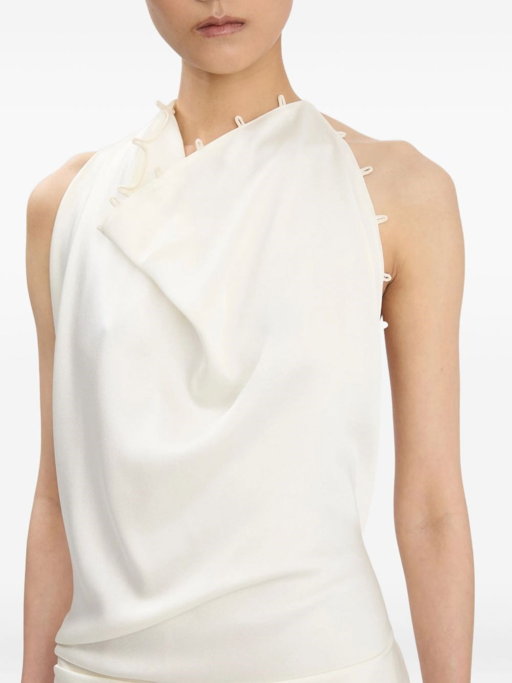 Crepe satin dress - 4