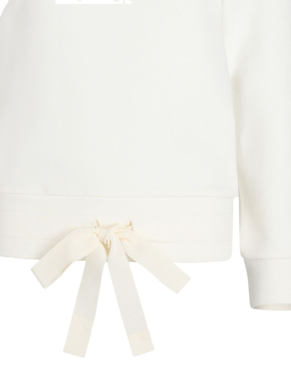 logo-embroidered organic cotton sweatshirt - 2