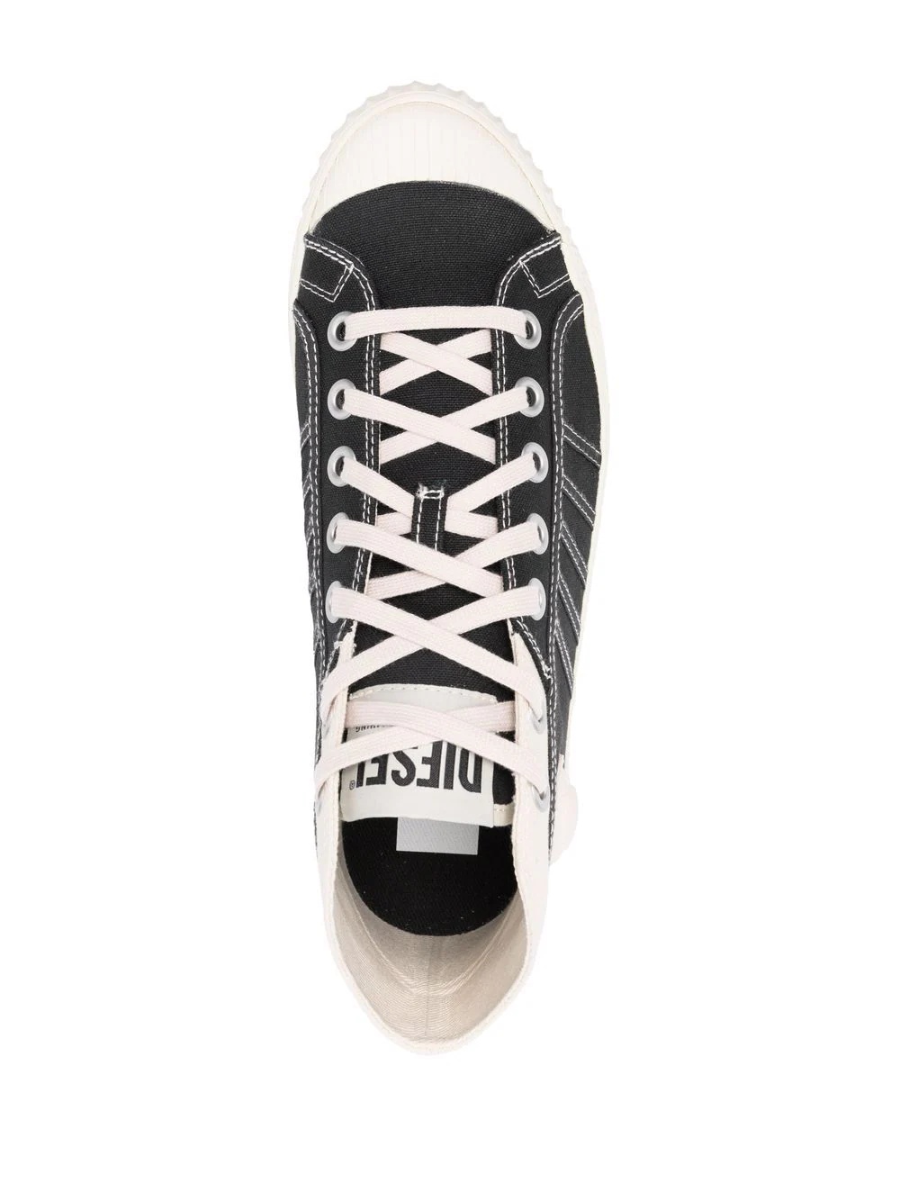 high-top lace-up sneakers - 4