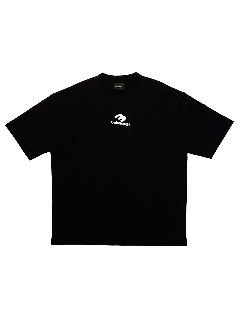 Tシャツ・カットソー *BALENCIAGA* Hand Drawn Medium Fit Short Sleeve T-Shirt Blac BALENCIAGA Medium Fit Hand-drawn T-shirt Black | REVERSIBLE