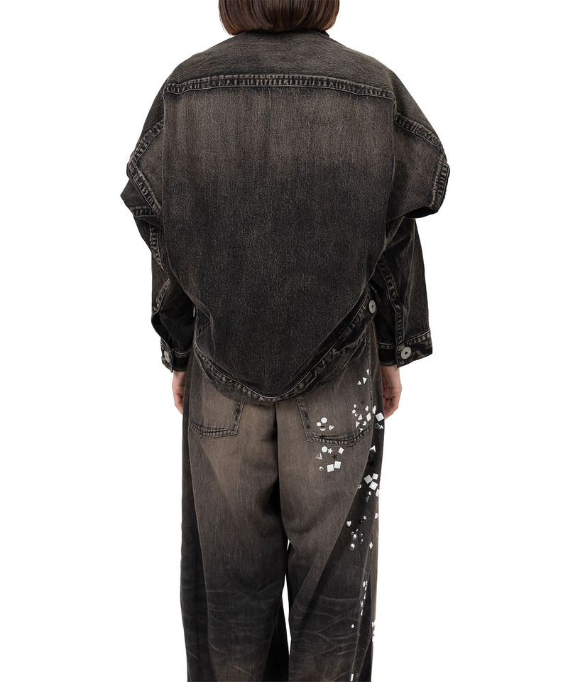 Asymmetric Denim Jacket 5