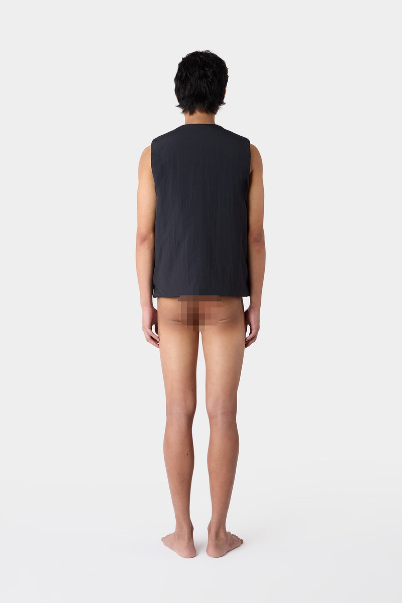 GILET / dark blue & dark grey 8