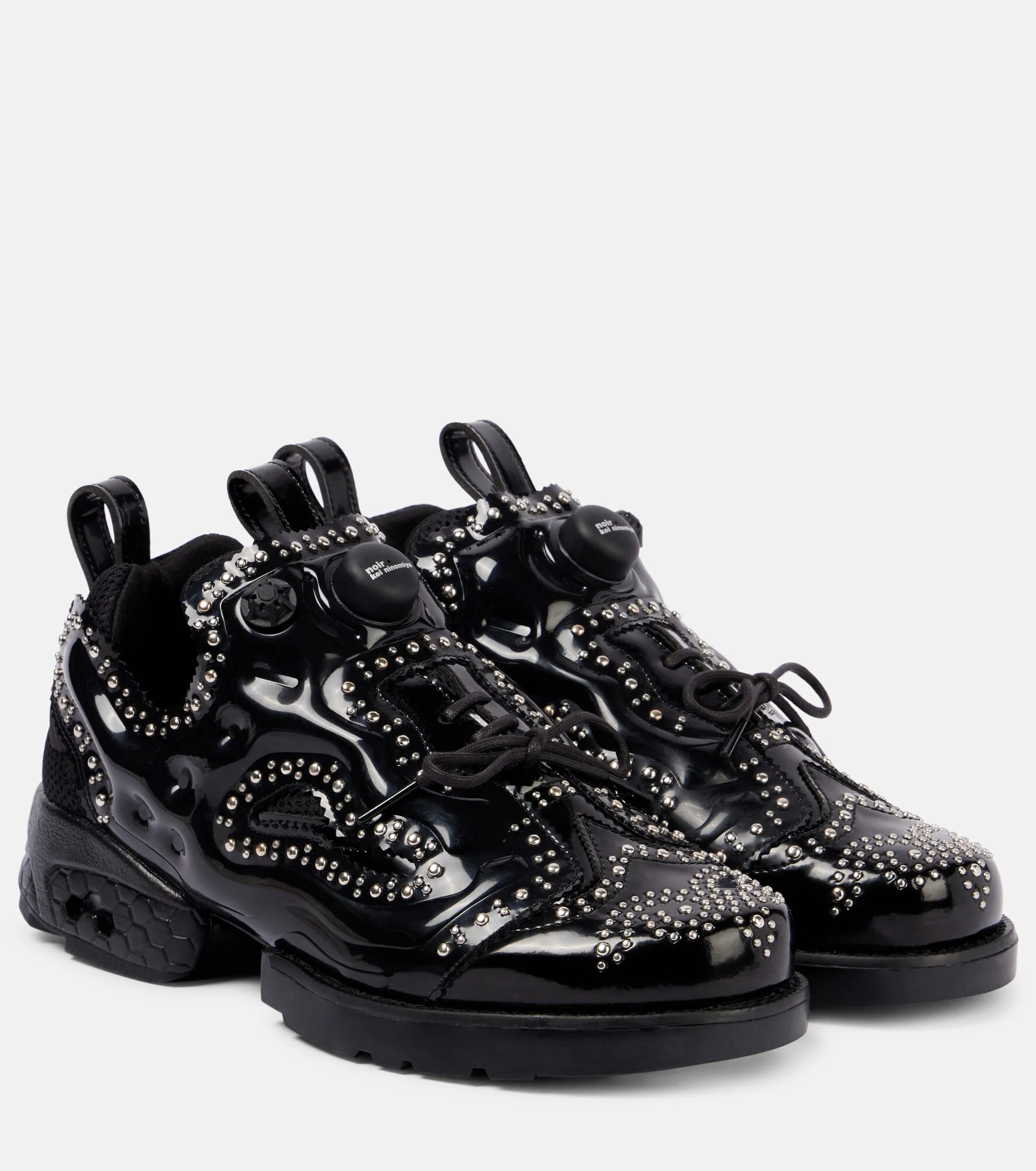 Studded brogue sneakers - 1