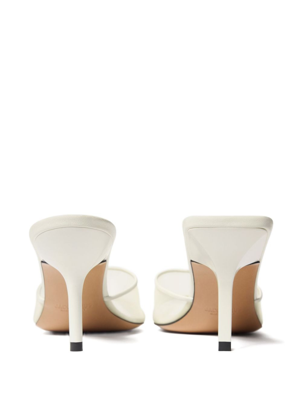 mesh-panel stiletto-heel mules - 3