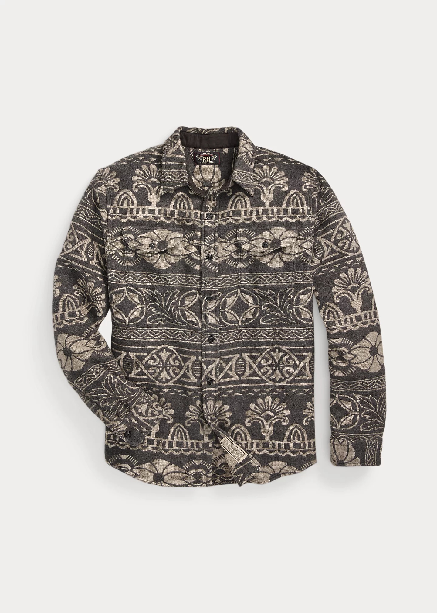 Patterned Jacquard Workshirt - 1