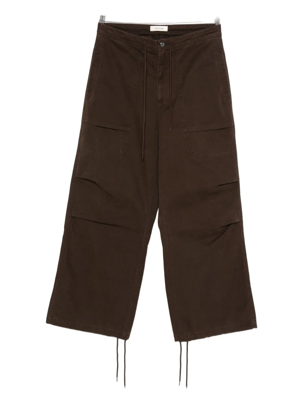 drawstring cargo trousers - 1