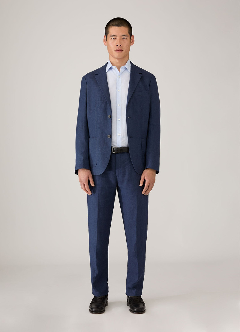 Sunspel Sea Island Cotton Linen Shirt outlook
