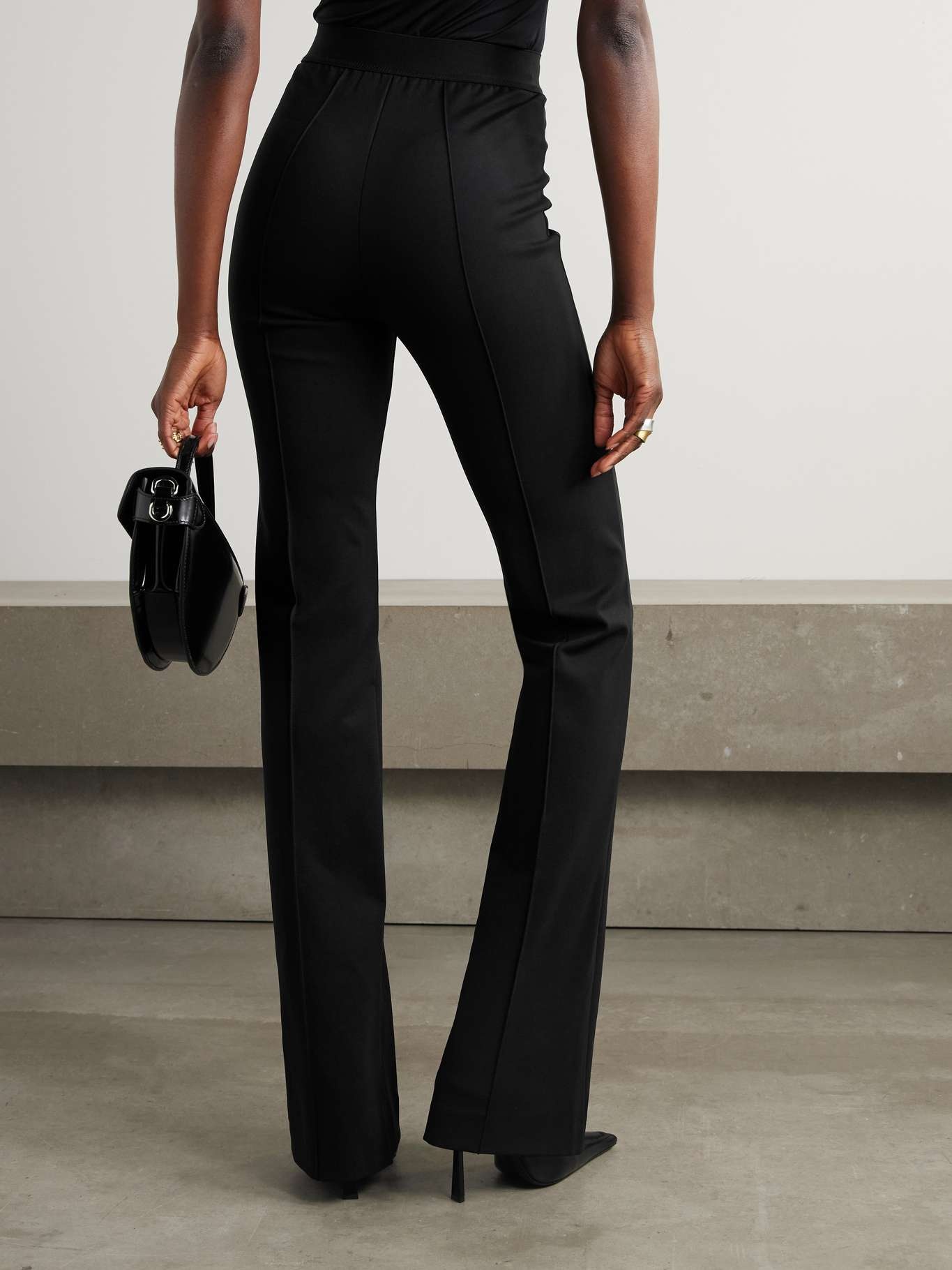+ RHW ponte flared pants Black - 4