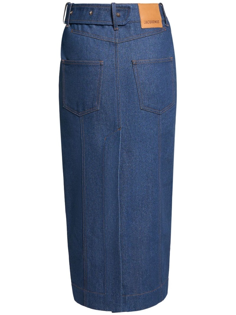 La Jupe De-Nimes Obra denim skirt - 2