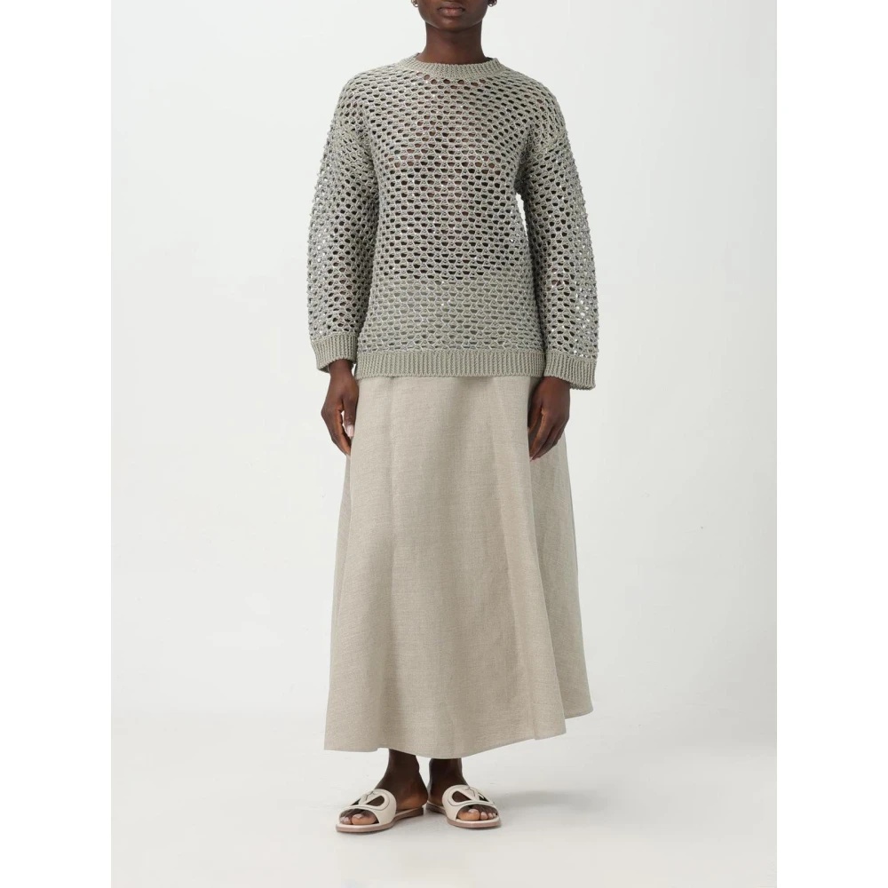 METALLIC DETAIL KNIT SWEATER - 2
