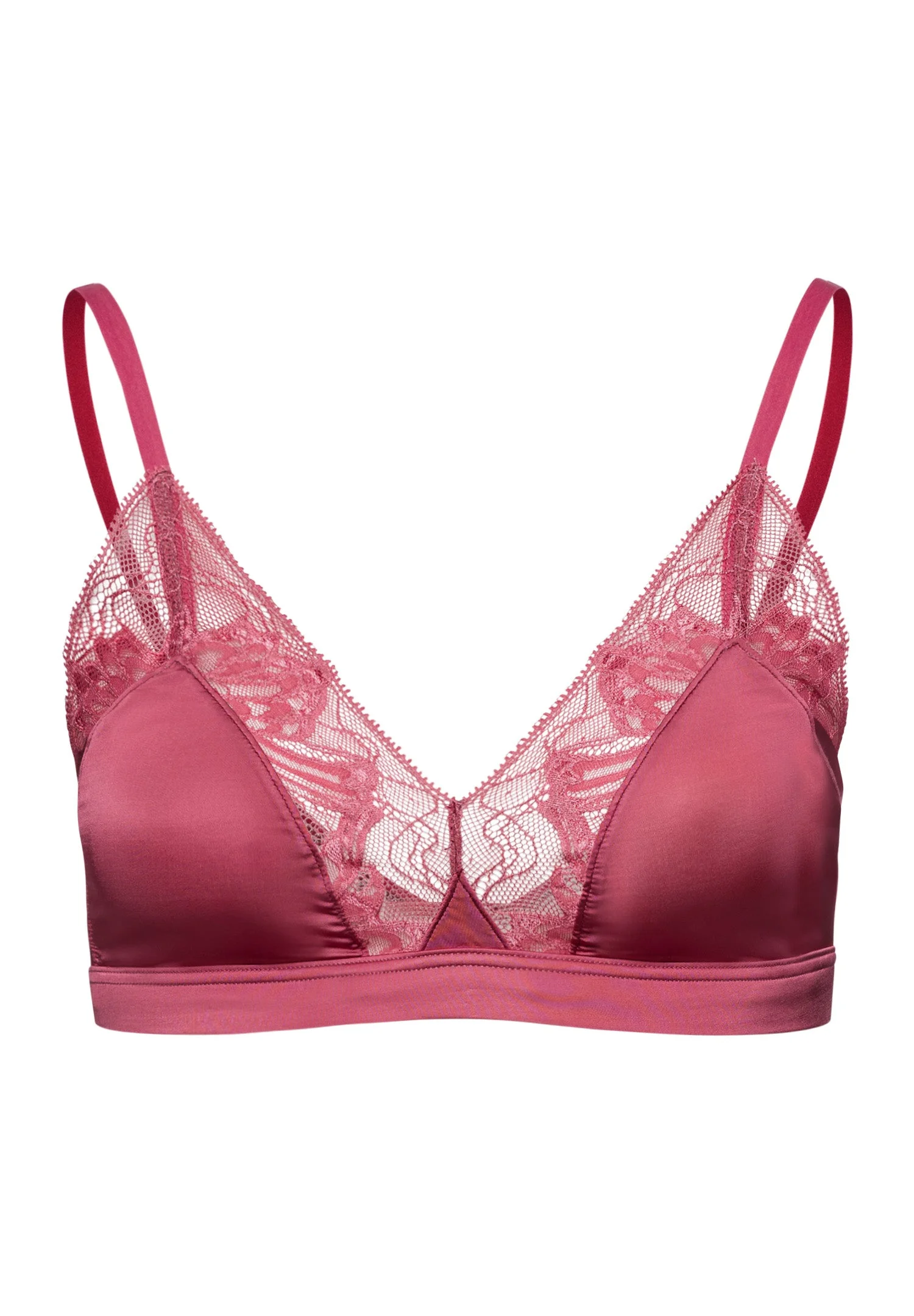 Eva Lace Trim Soft Cup Bra - 1