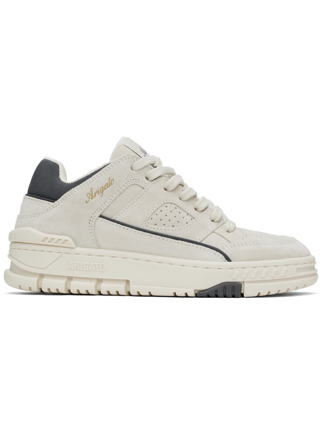 Off-White & Black Area Lo Sneakers - 1