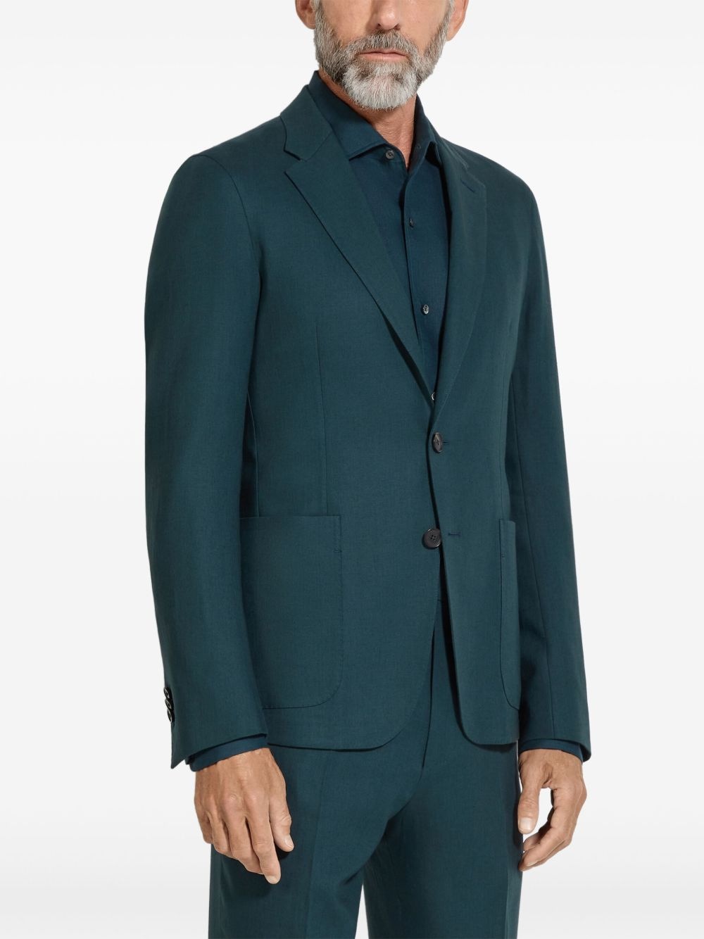 linen blazer - 3