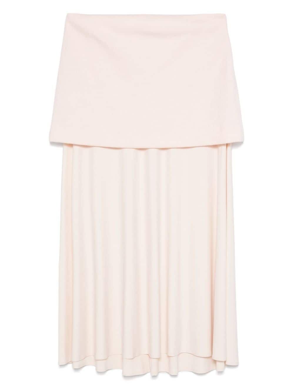 layered maxi skirt - 2