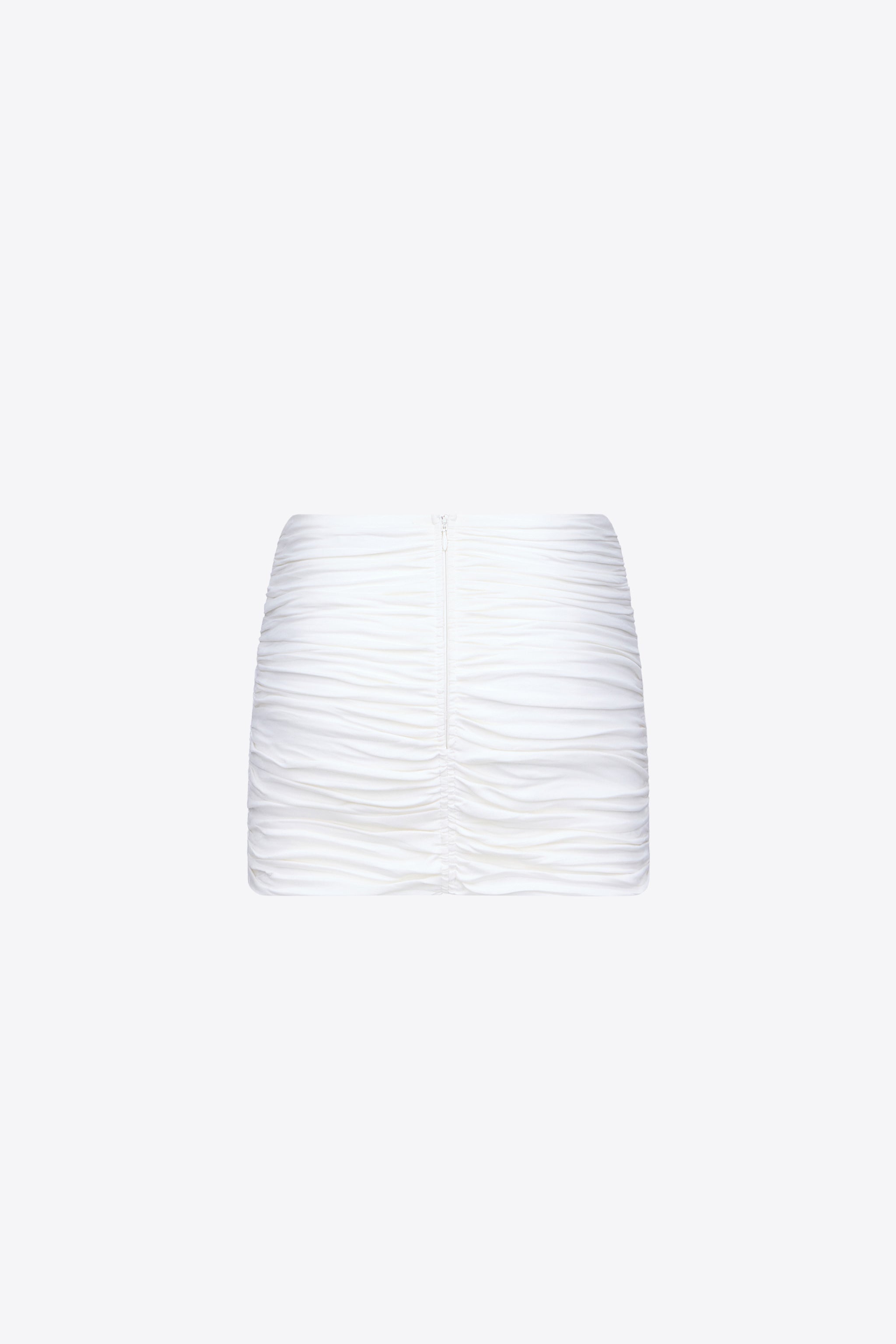 HEART RUCHED MINI SKIRT - 2