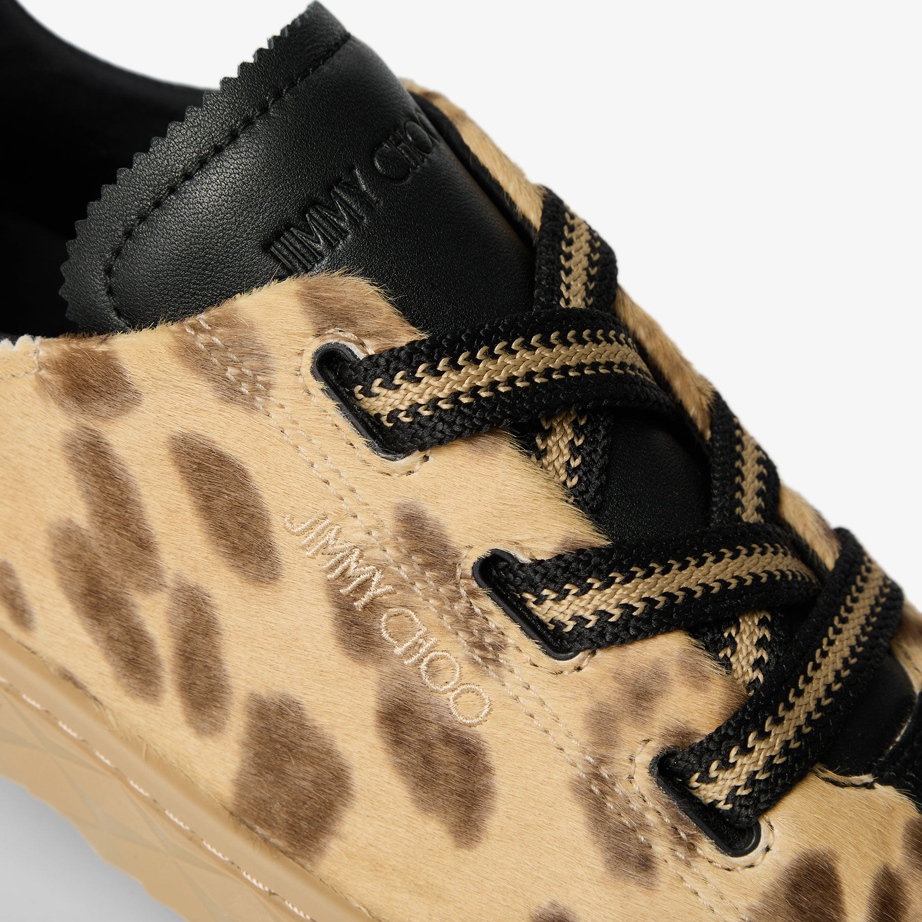 Diamond Light Flex/F
Natural Leopard Print Pony Leather Trainers - 4