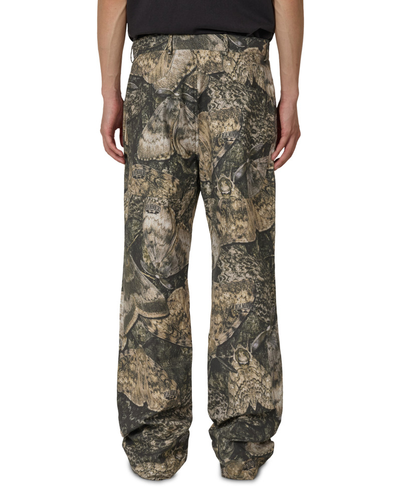 ROA Fomes Moth Print Double Knee Pant Brown outlook