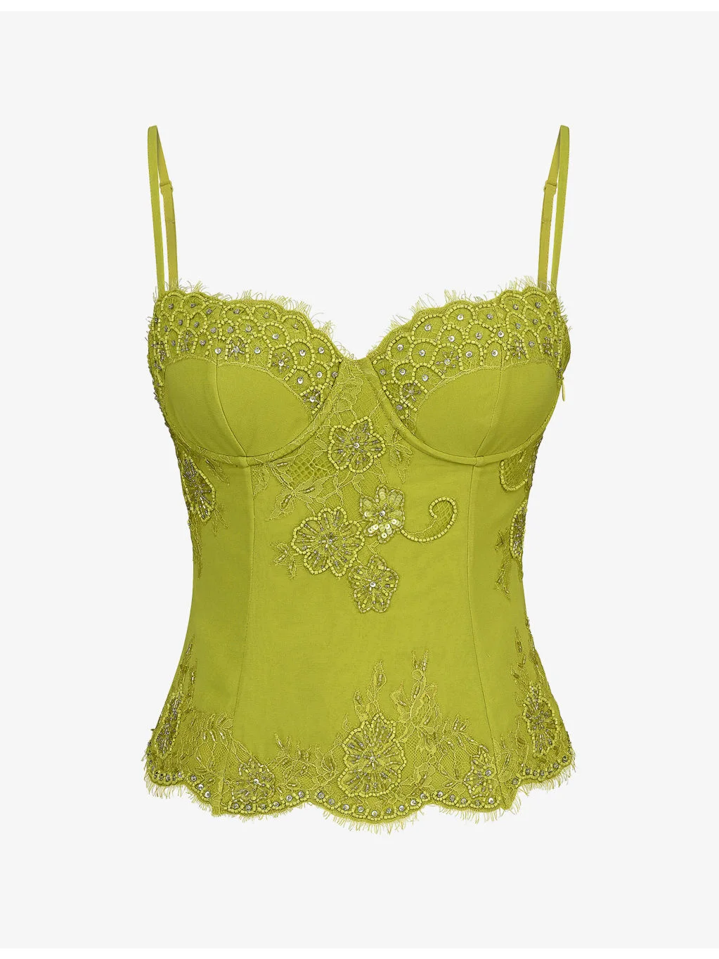 Soraya Hand-Beaded Embellished Woven Top - 1