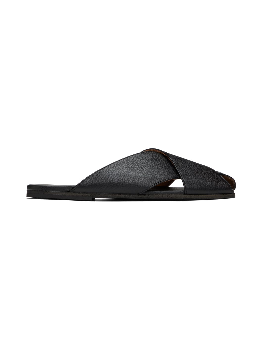 Black Spatola Sandals - 1