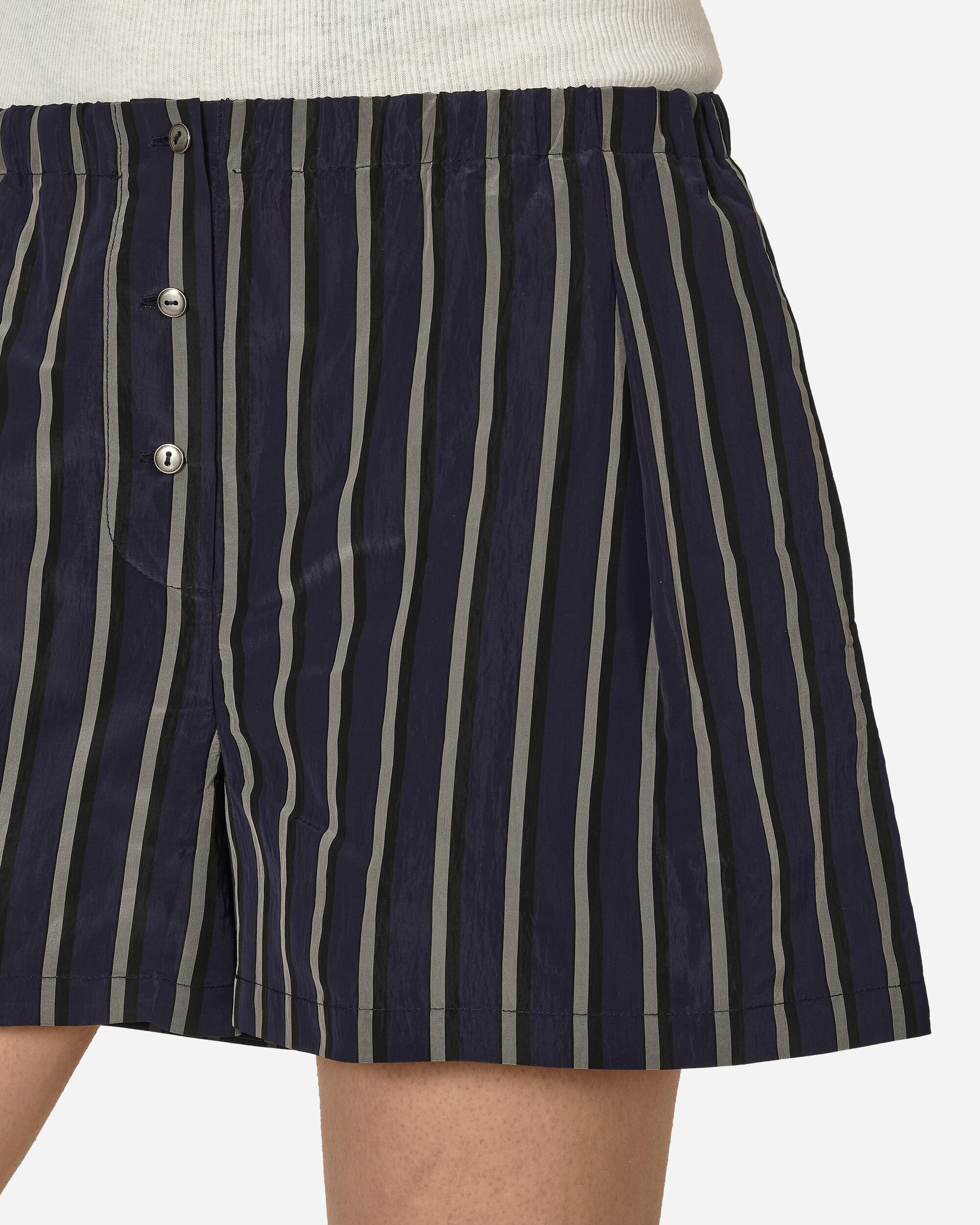 Stripe Boxer Shorts Navy - 5
