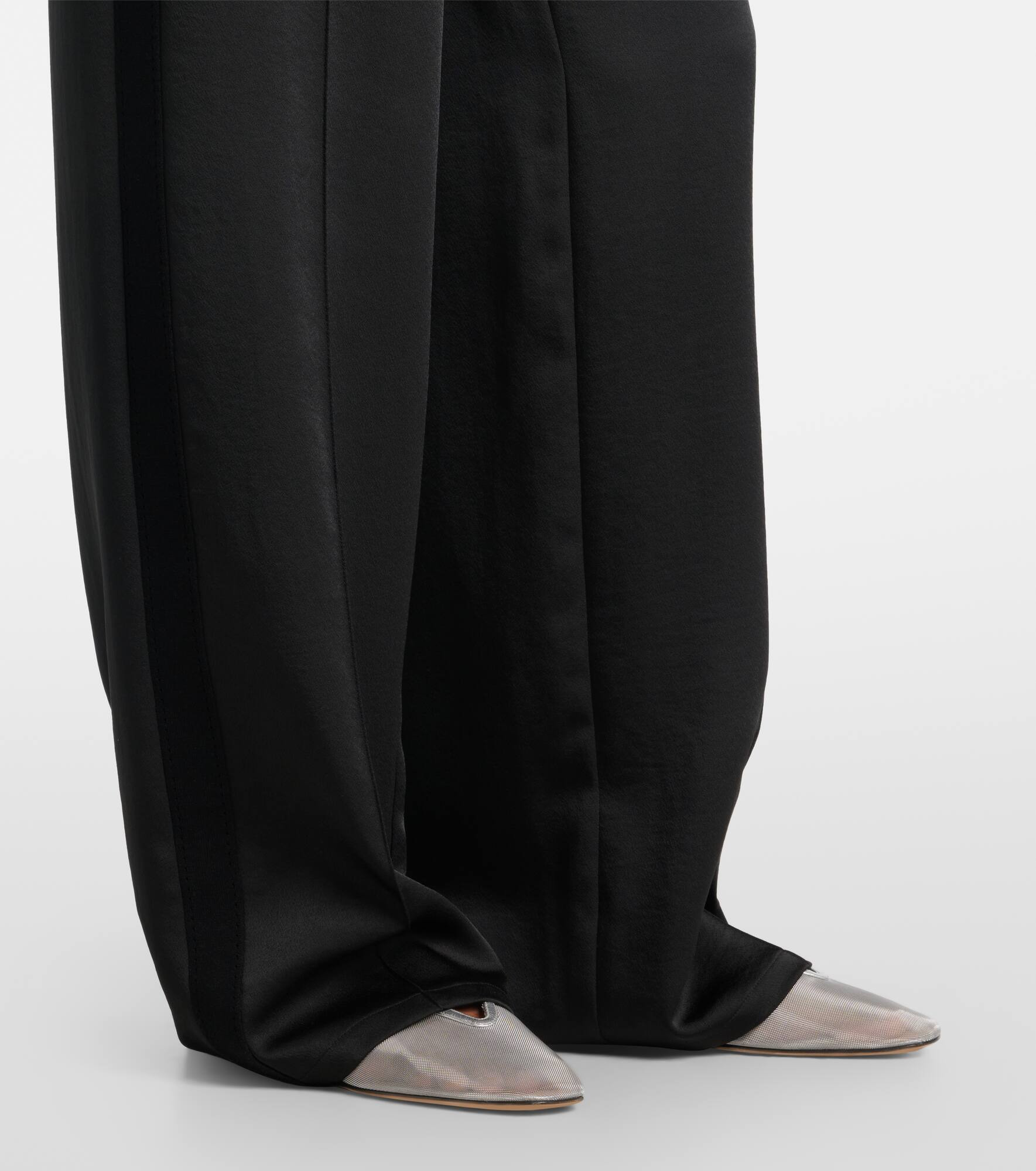 Mid-rise wide-leg pants - 5