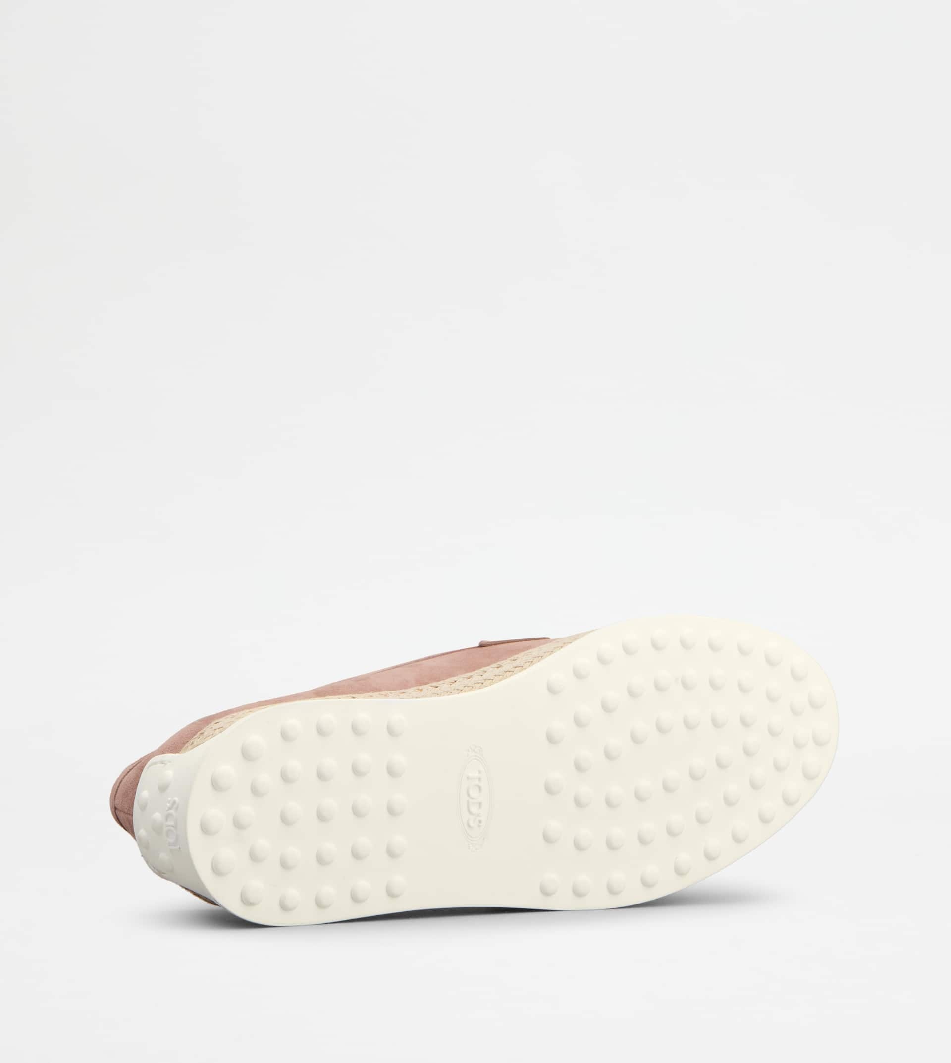 LOAFERS IN SUEDE - PINK - 4