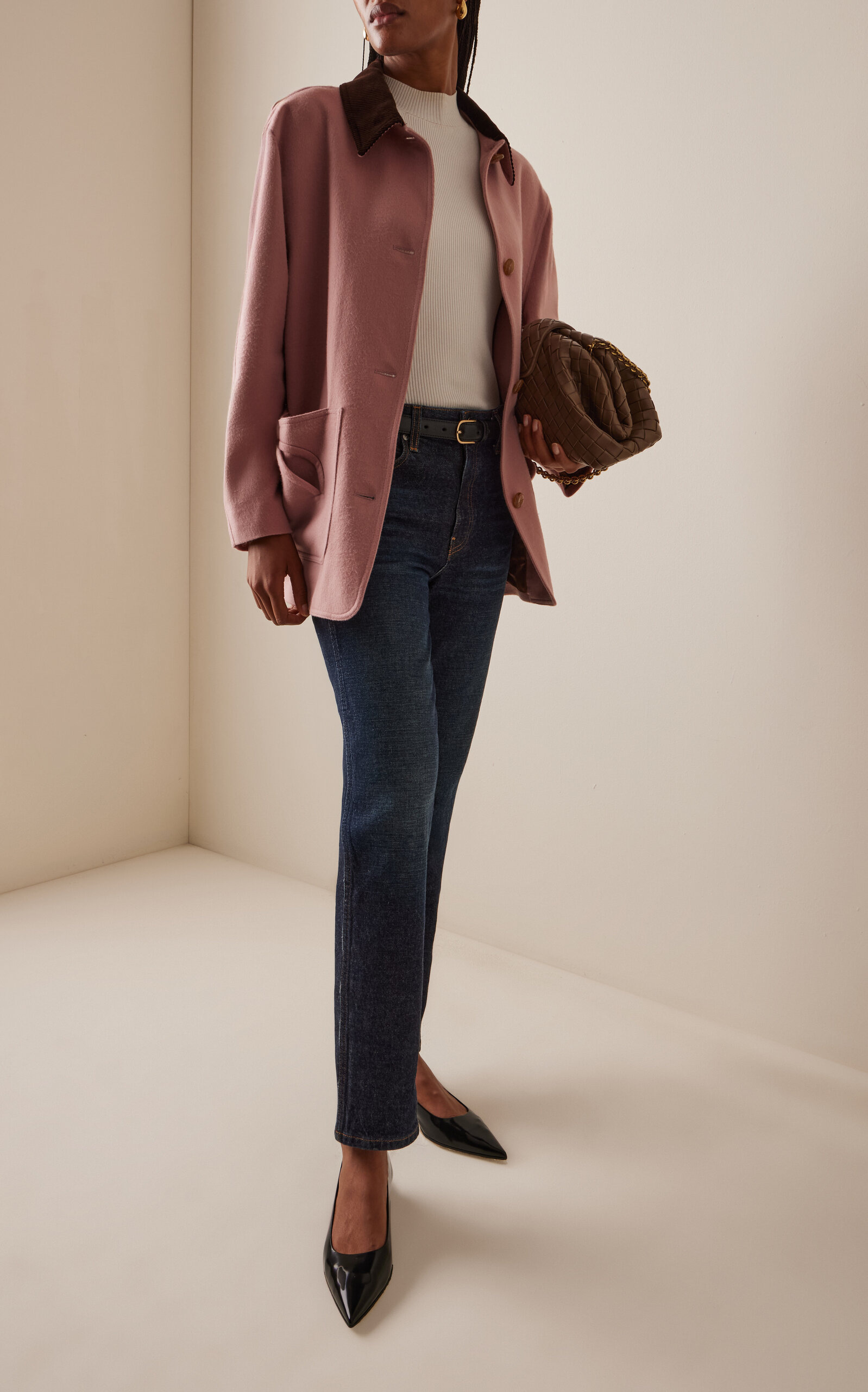 Clelia Wool-Cashmere Jacket pink - 4