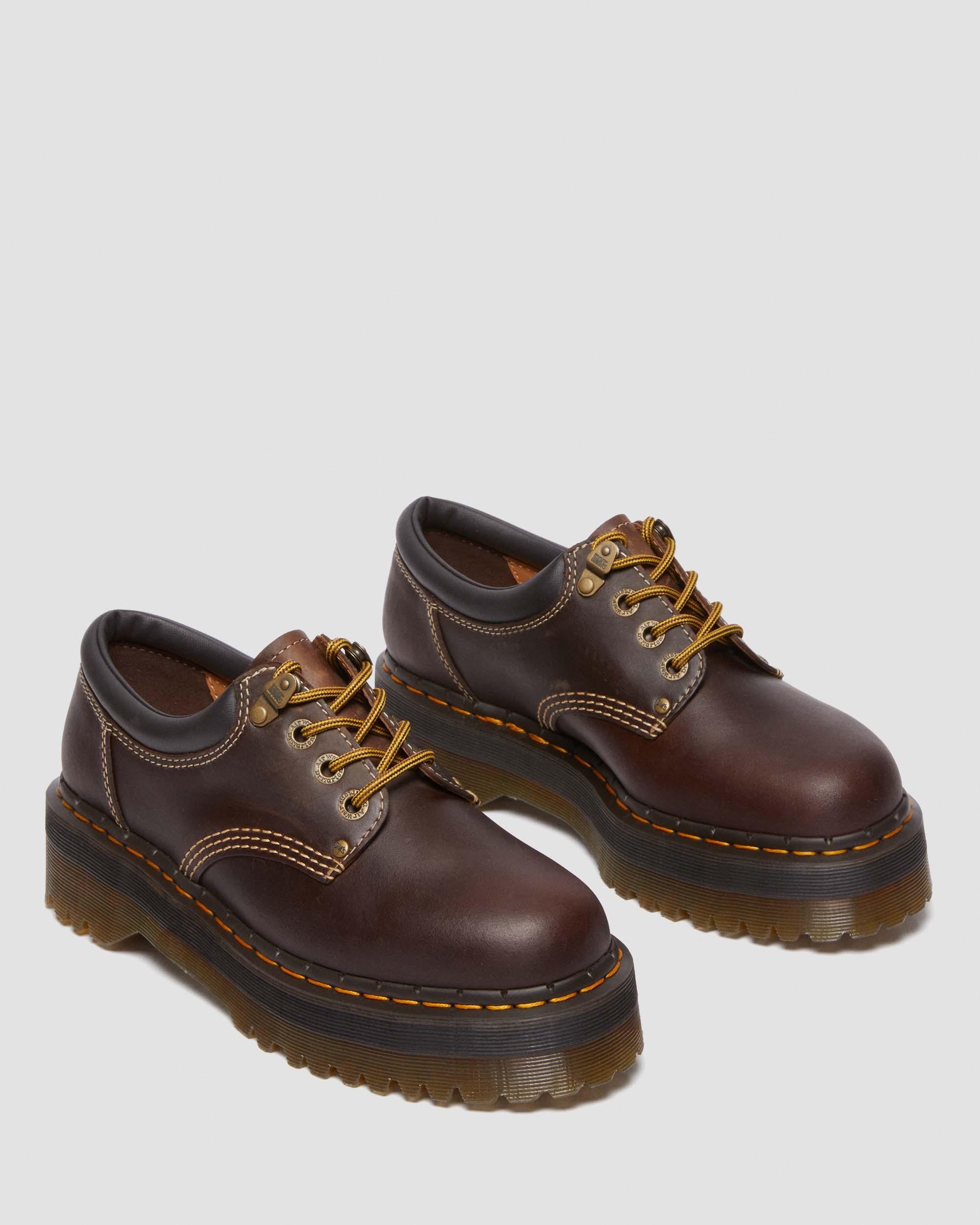 8053 Arc Crazy Horse Leather Platform Casual Shoes - 9