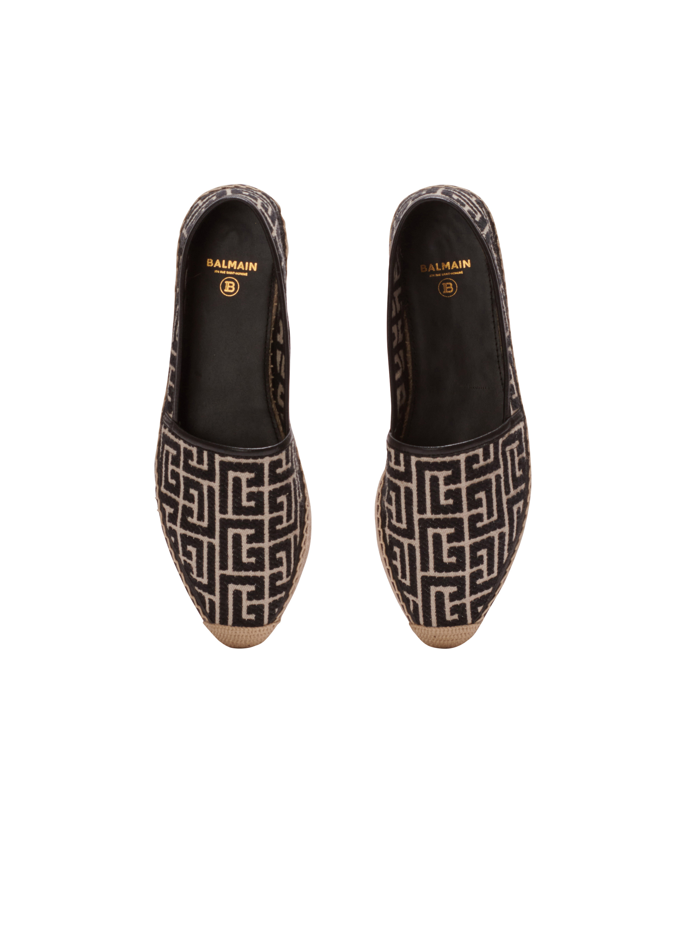 Alex canvas espadrilles with PB Labyrinth monogram - 3