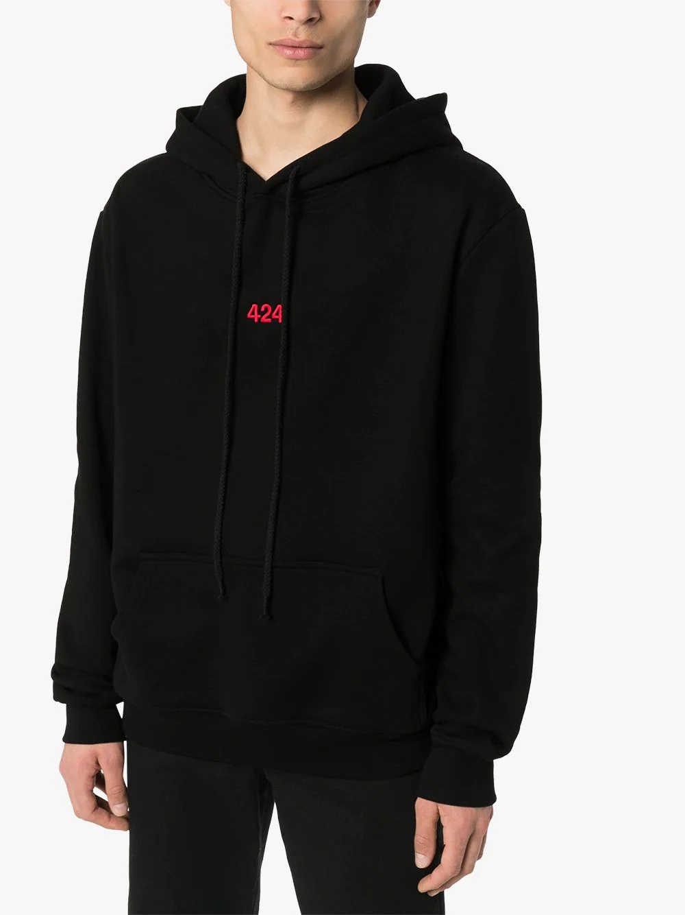 logo-embroidered hoodie - 2