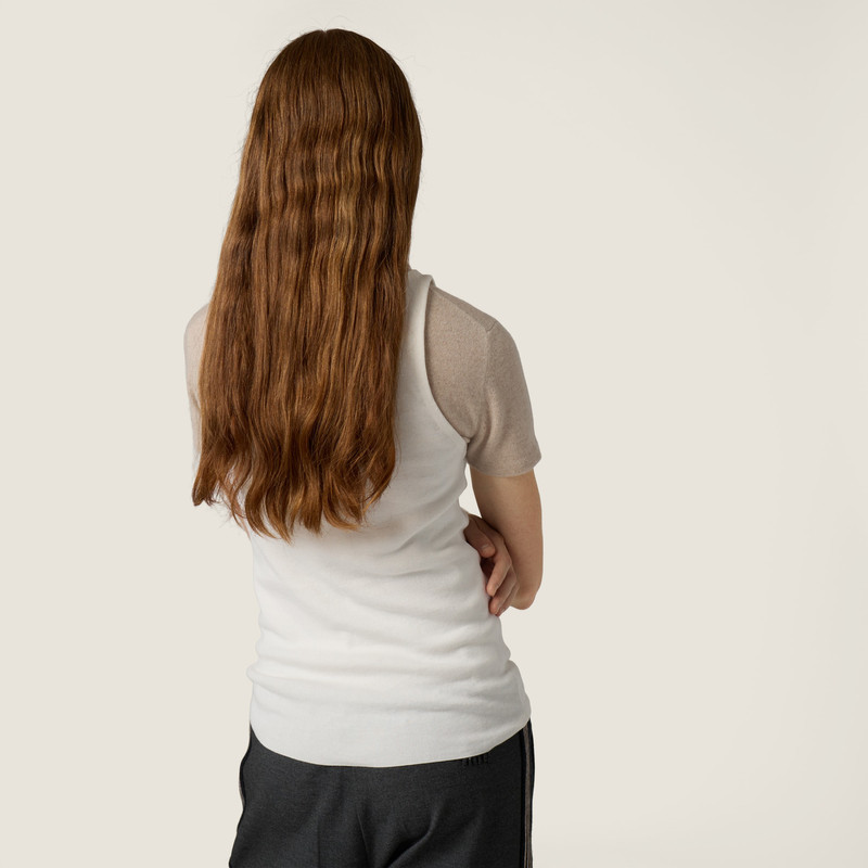 Cotton knit tank top 3