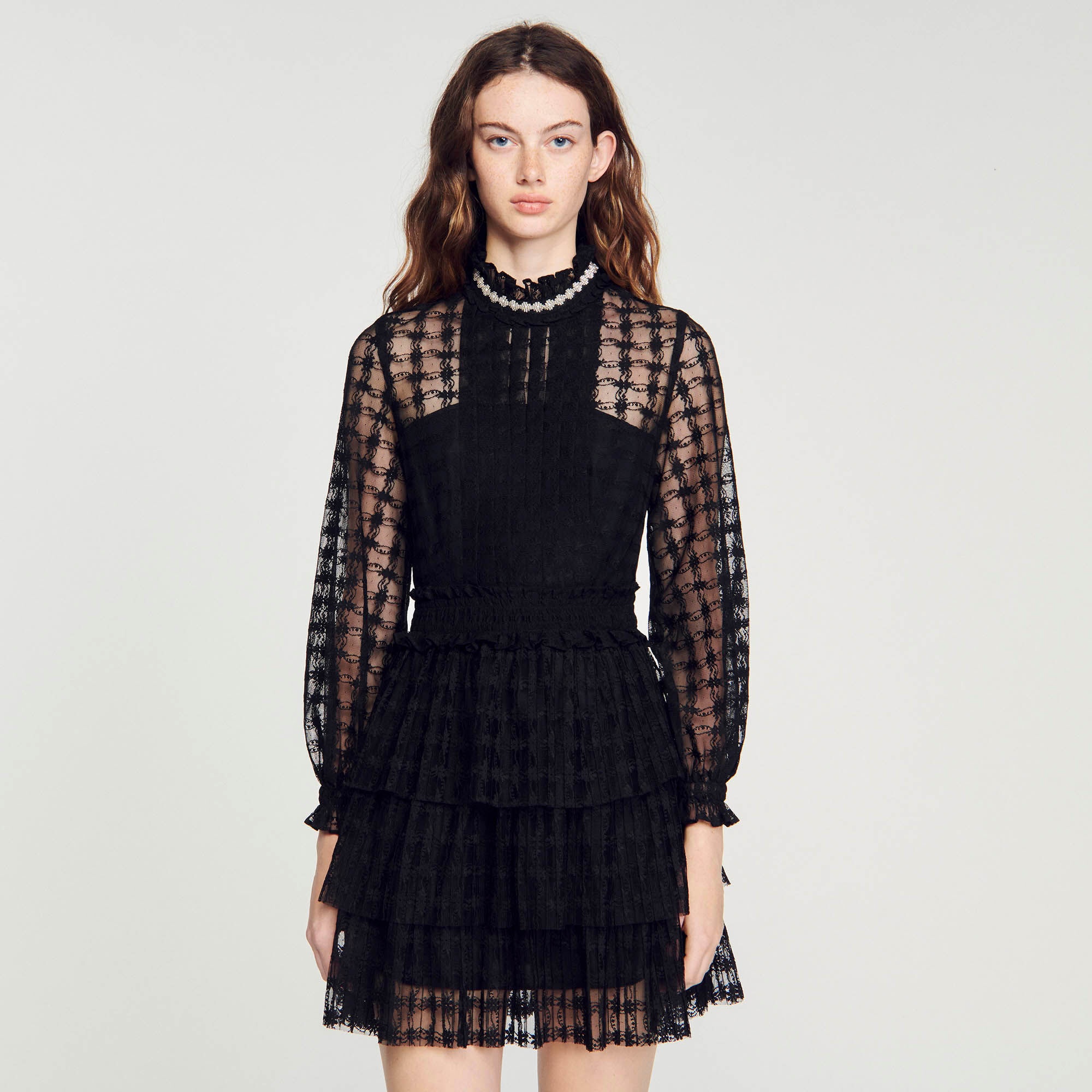 SHORT LACE DRESS - 5