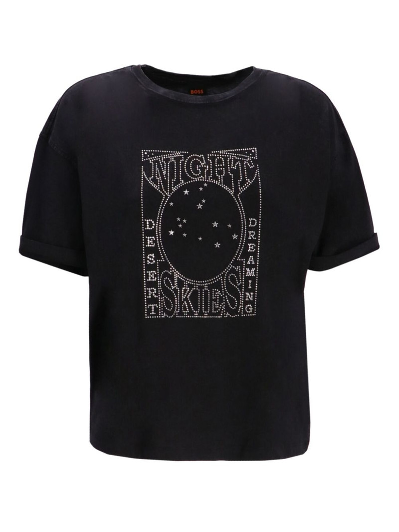 logo-embellished T-shirt 1