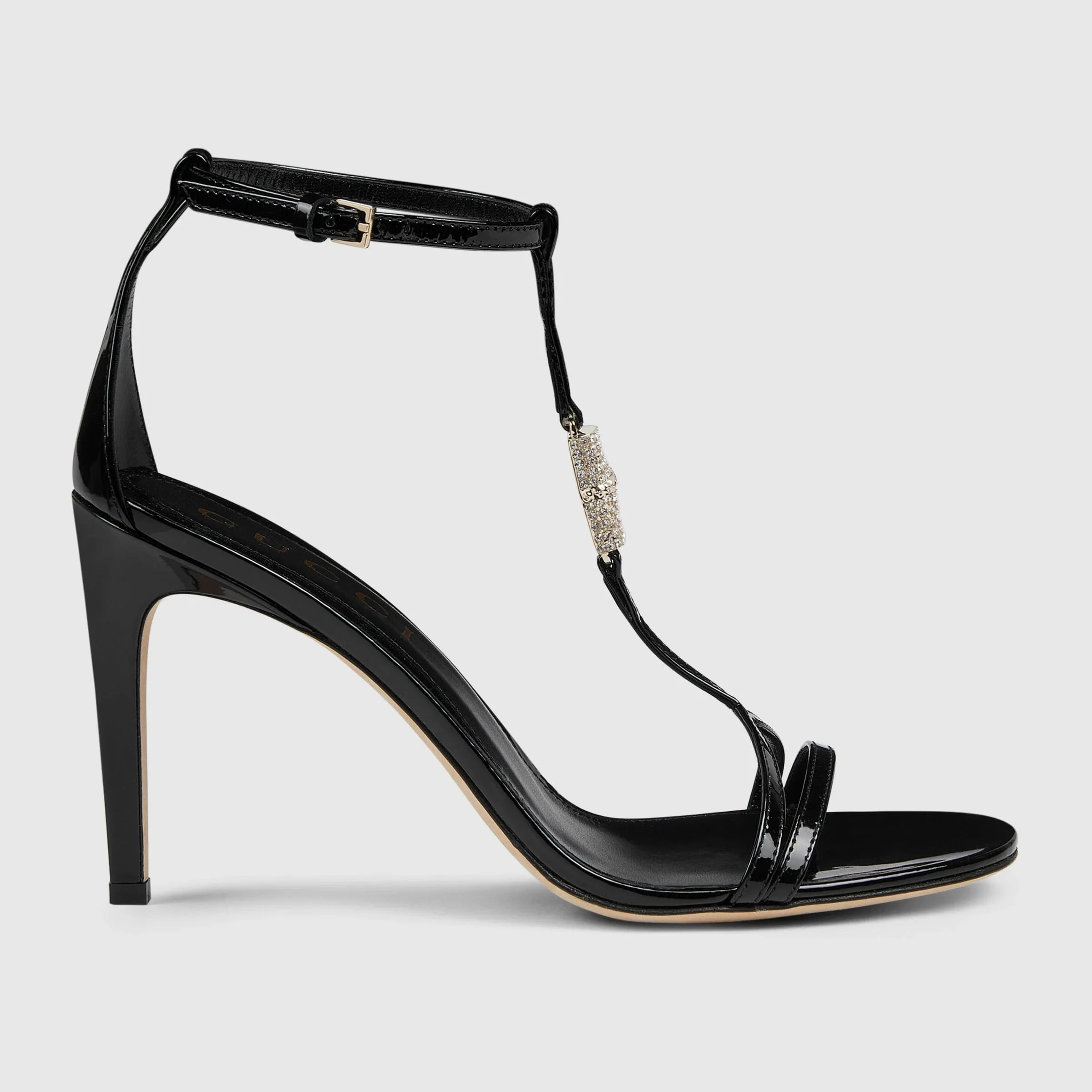 Gucci Bamboo Crystal Sandals - 1