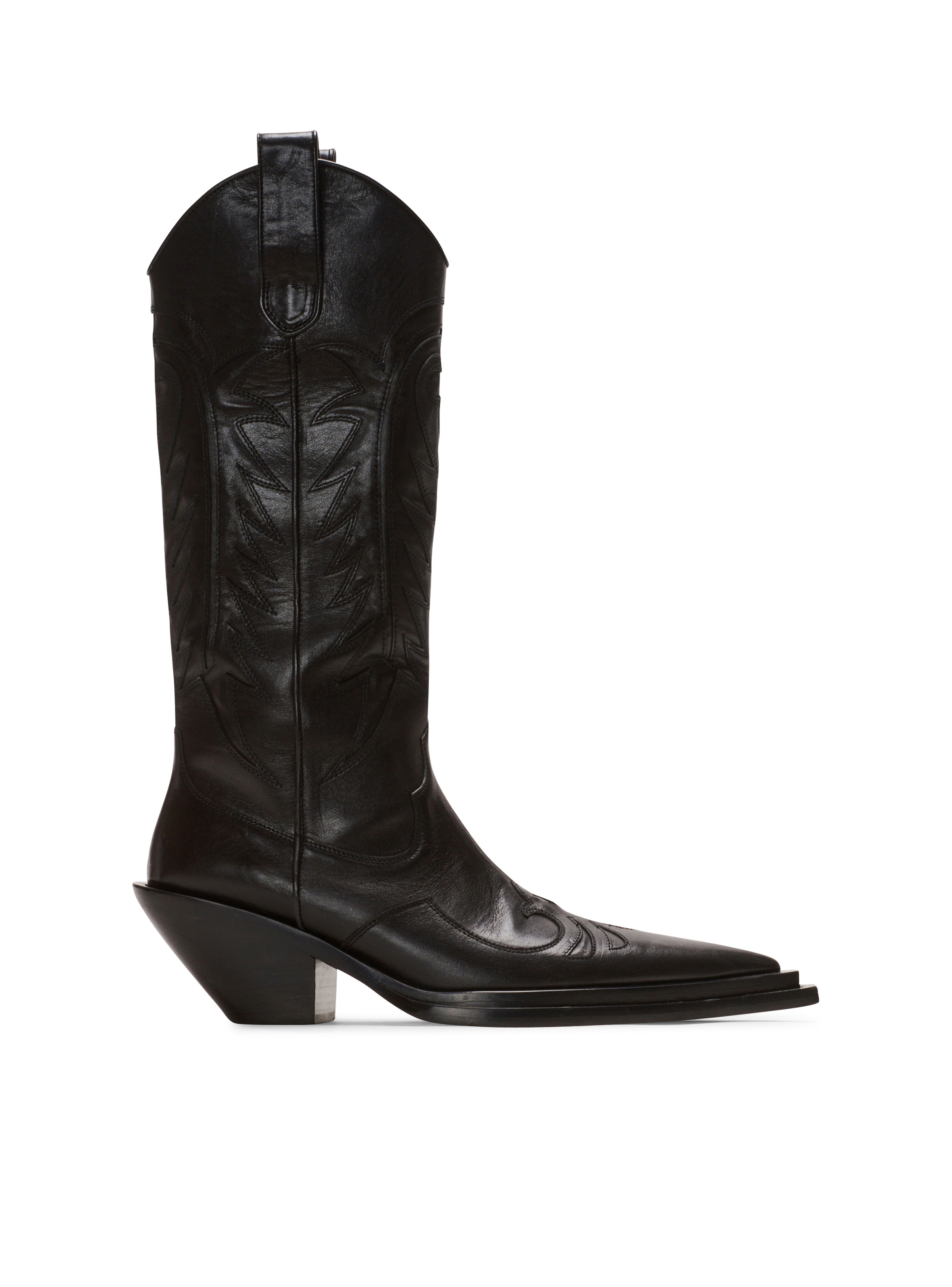 Dan patchwork leather boots - 1