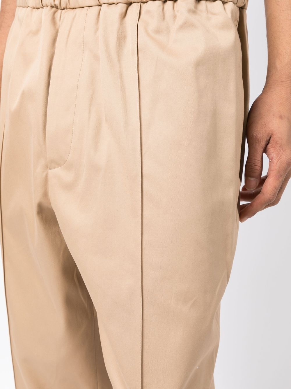 straight-leg cut trousers - 5