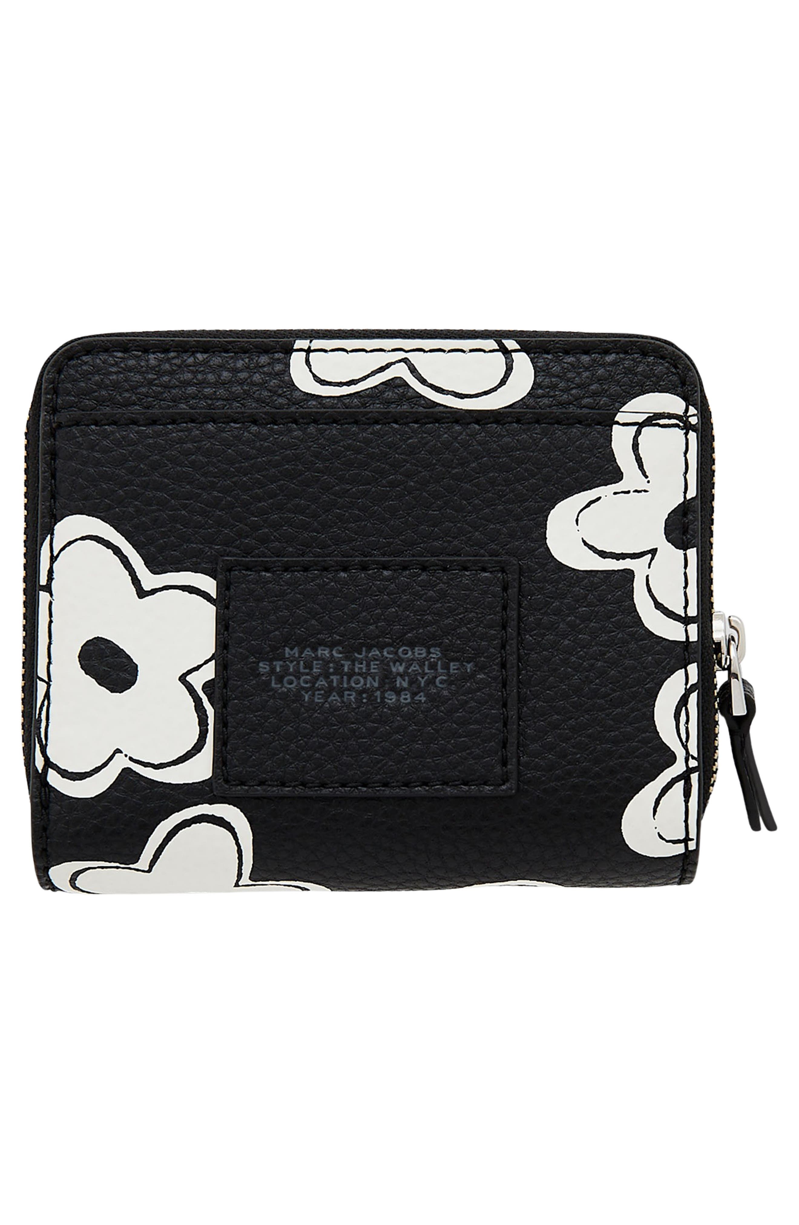 Marc Jacobs The Mini Compact Wallet in Black/white at Nordstrom - 3