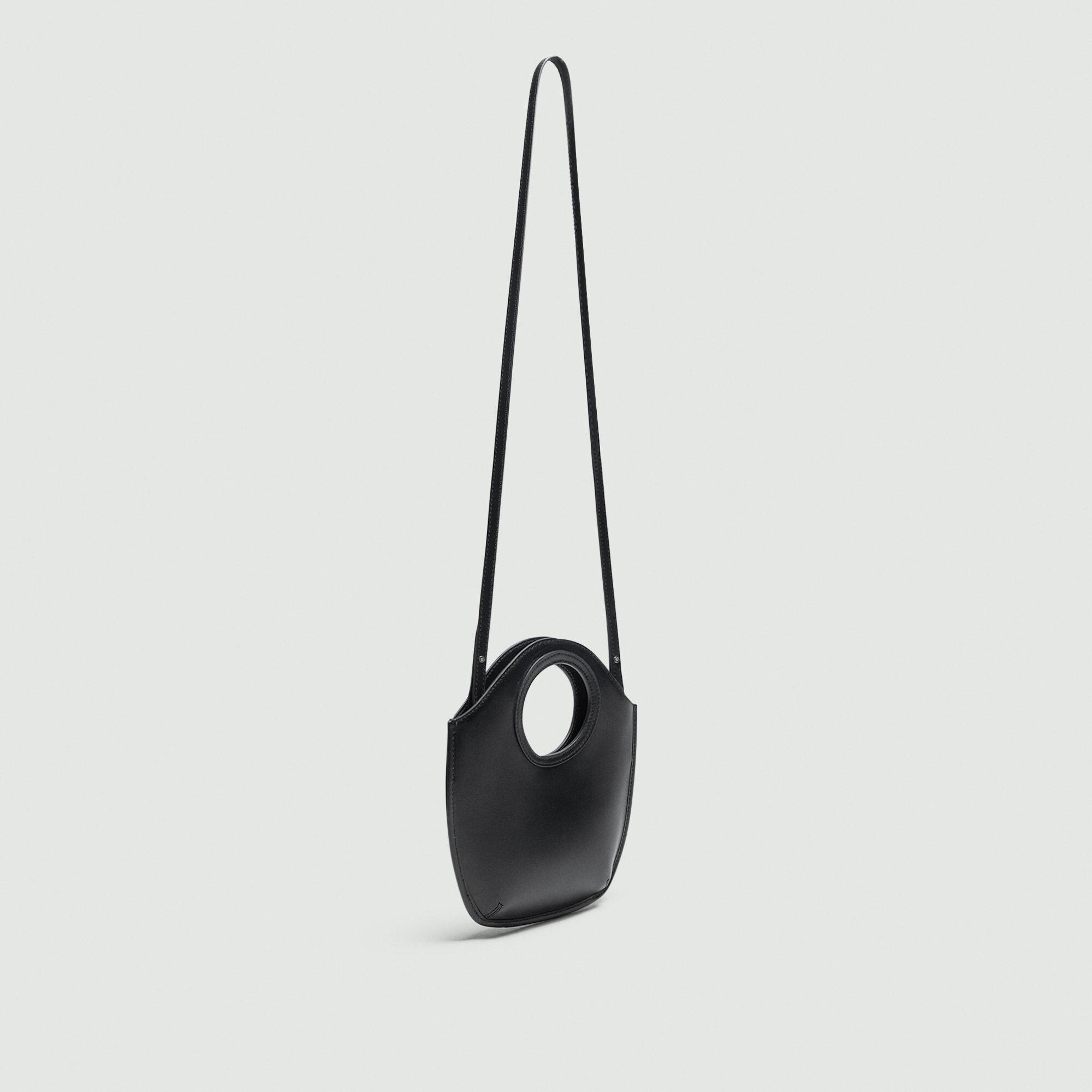 Mini Circle Bag in Leather - 3