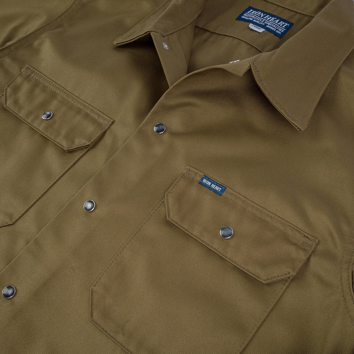 IHSH-383-BRN-NP 9oz T/C Mechanic Shirt - Brown - 8