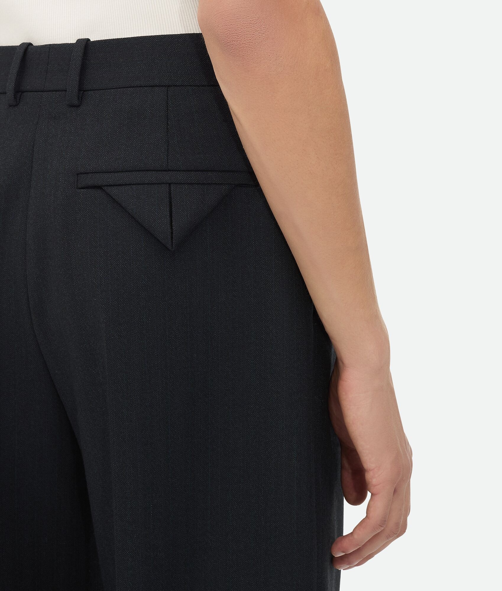 Striped Wool Trousers - 5