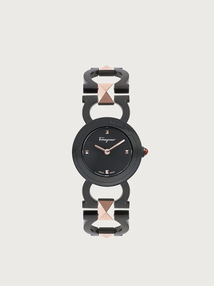 DOUBLE GANCINI STUD WATCH - 1