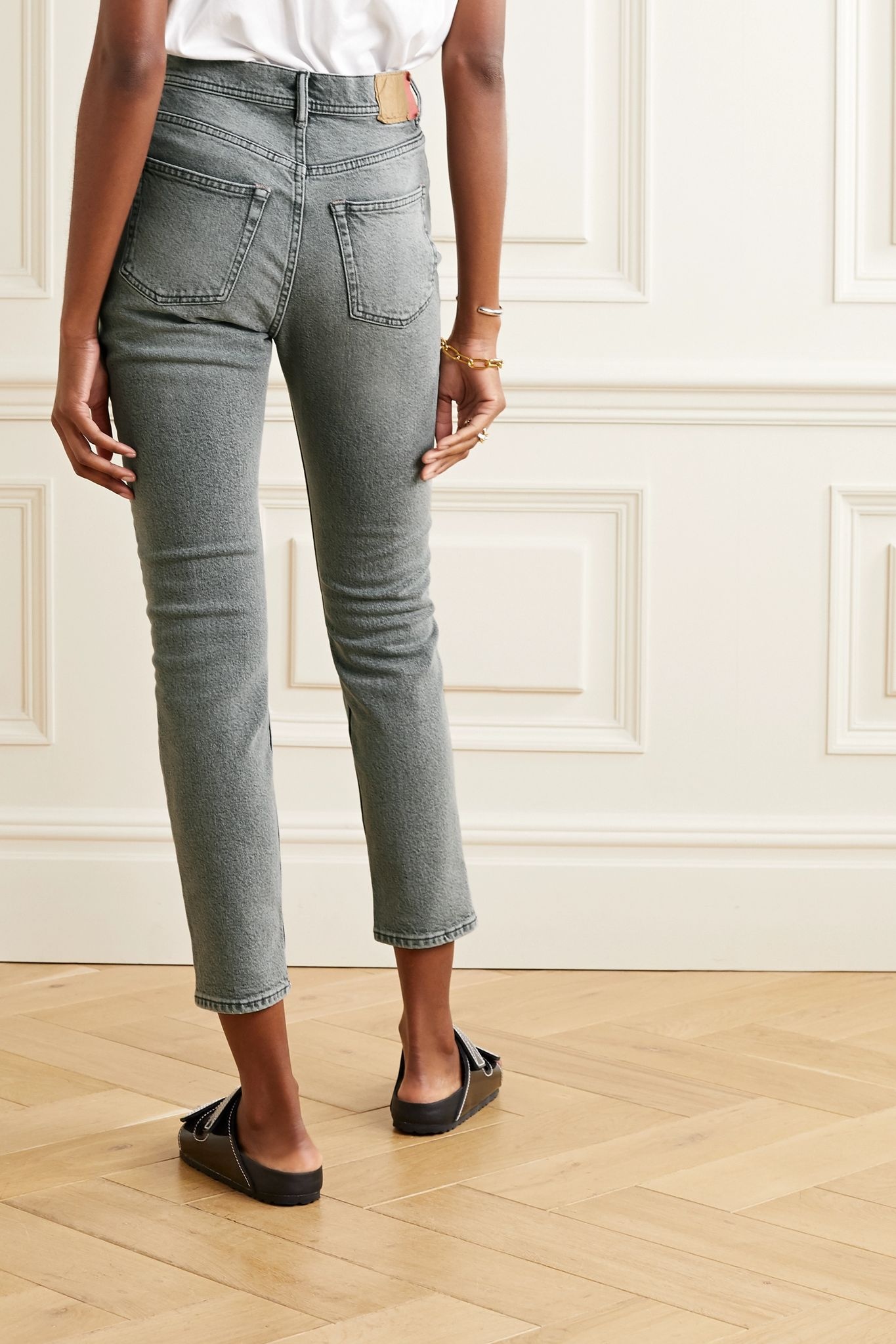 High-rise straight-leg jeans - 3