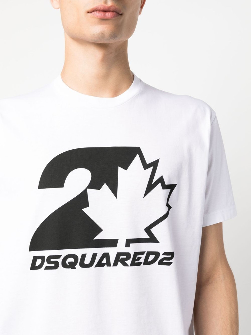 logo-print cotton T-shirt 5