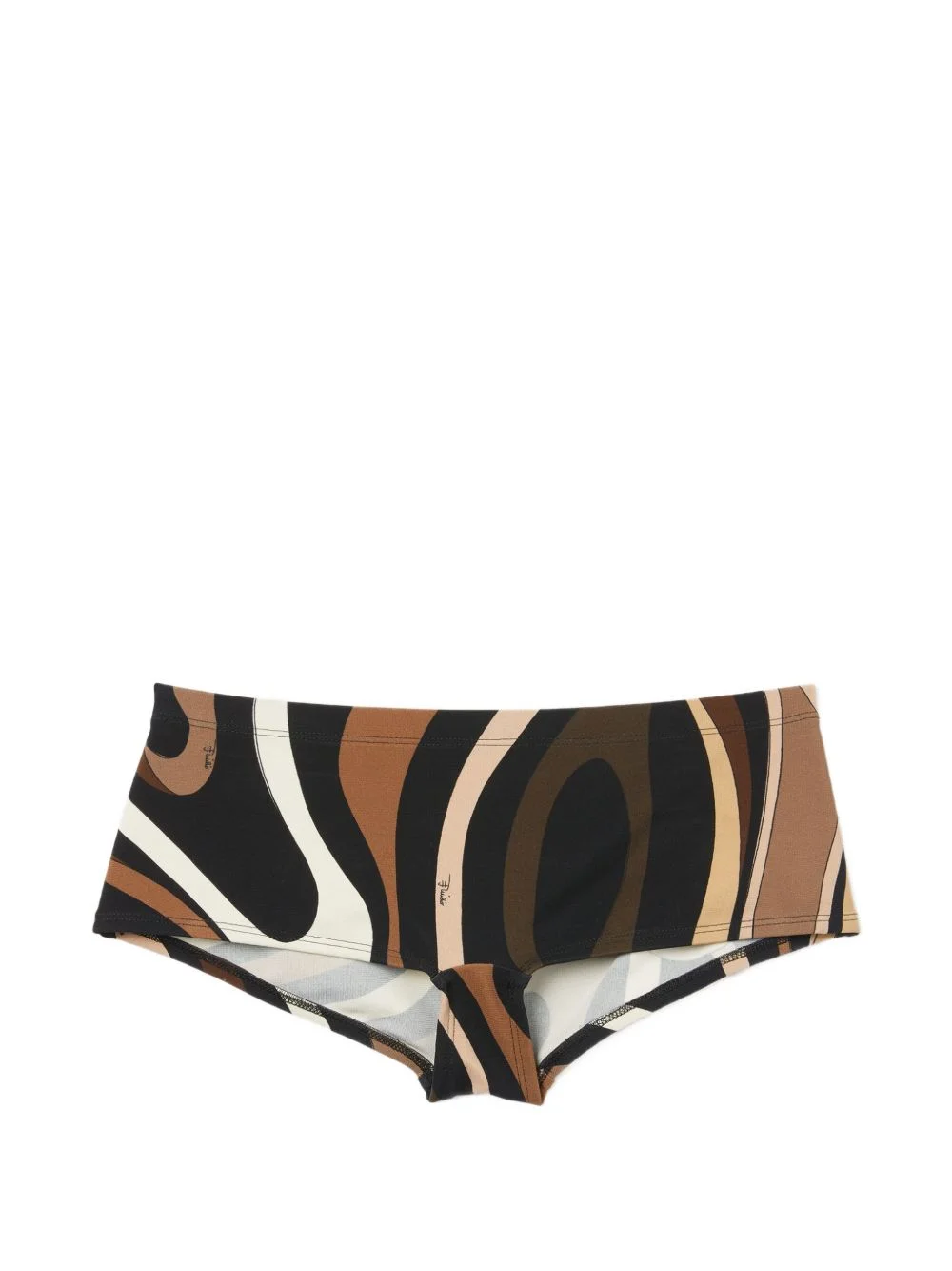 Marmo-print mini shorts - 1