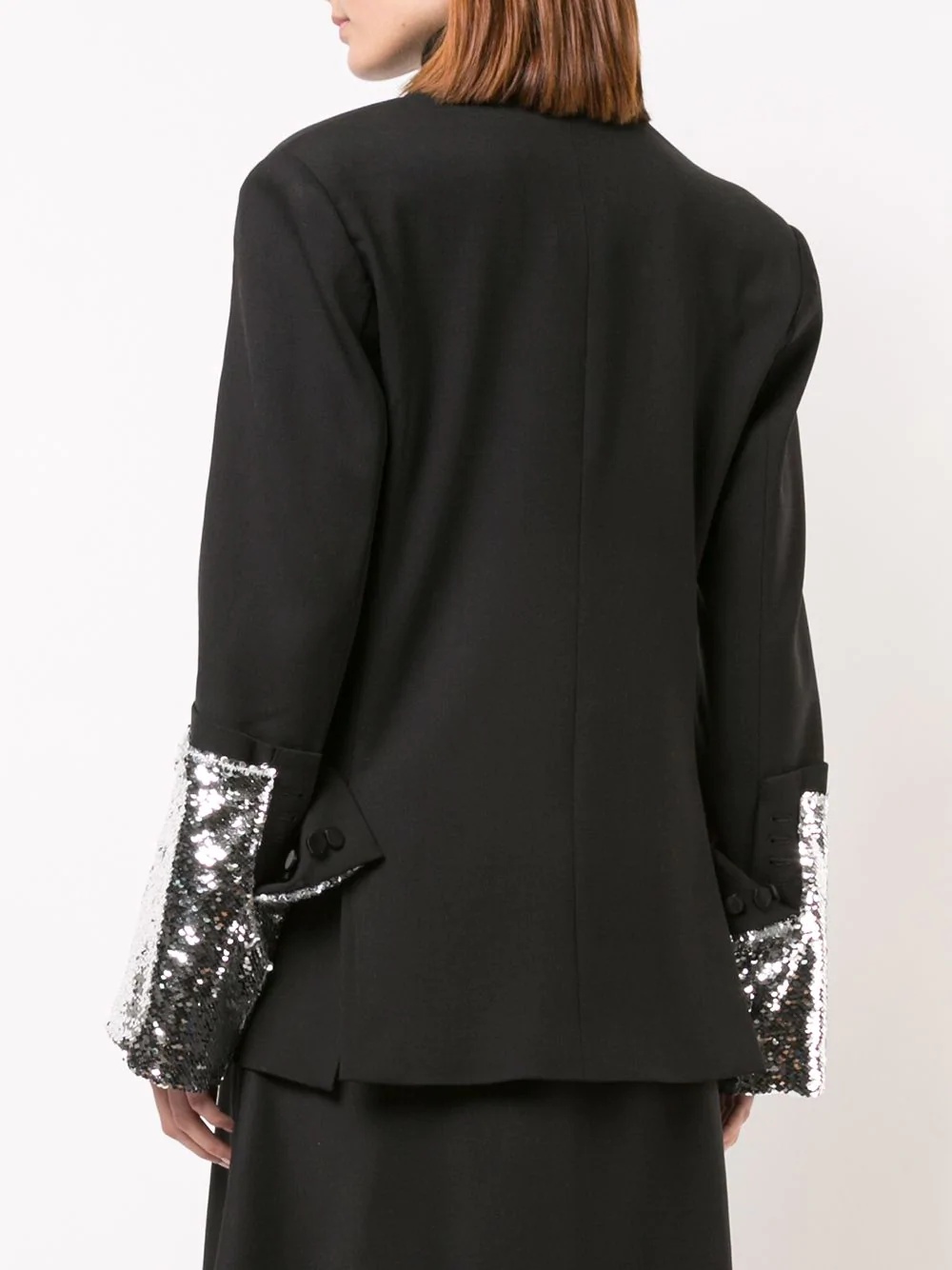 large sequin cuff jacket - 4