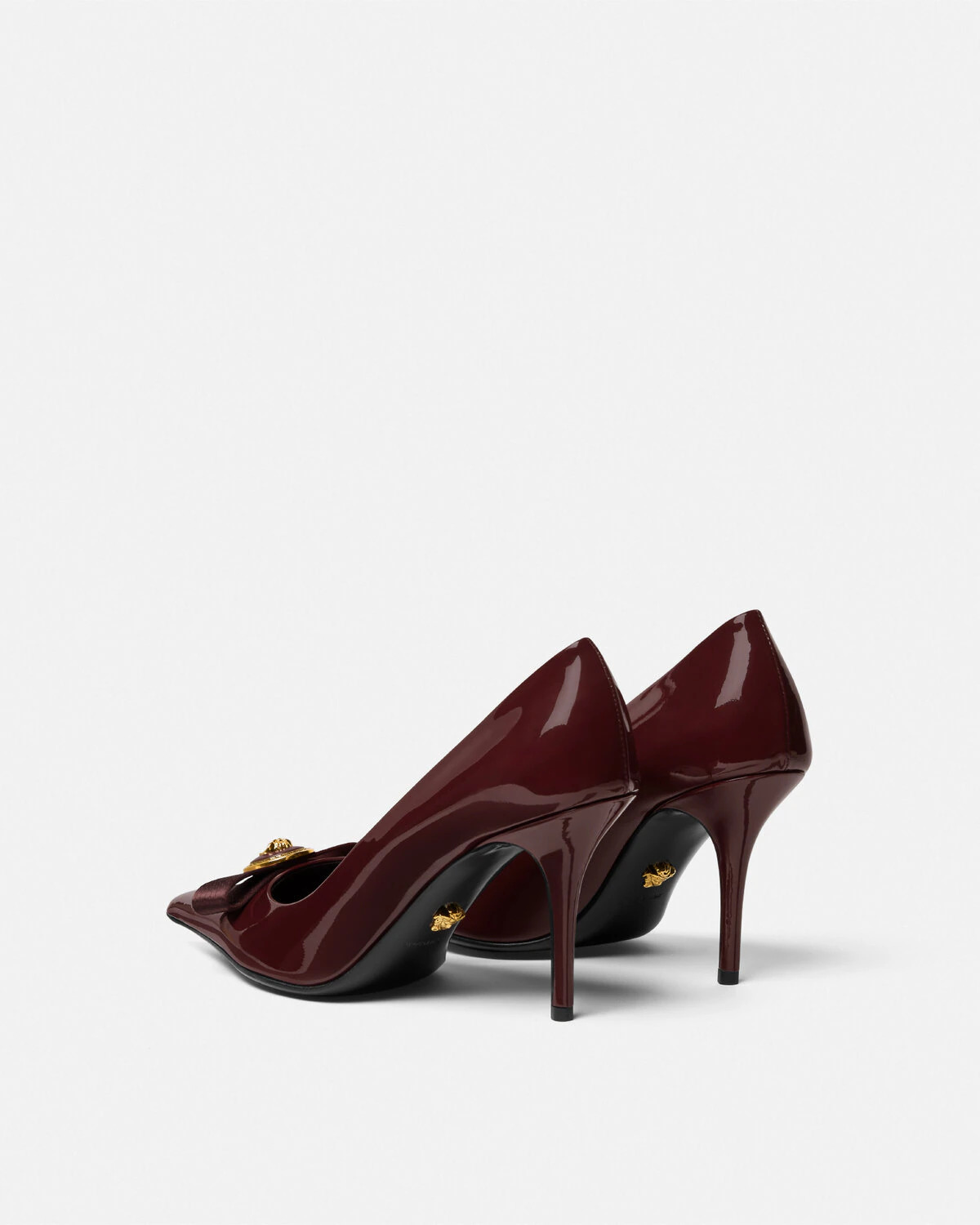 Gianni Ribbon Patent Pumps 85 mm - 3