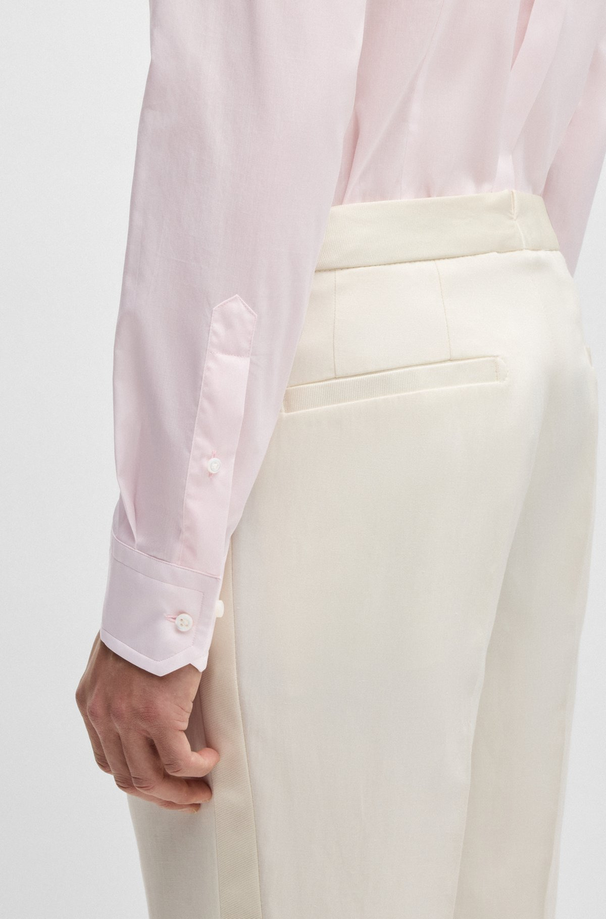 SLIM-FIT SHIRT IN ITALIAN-MADE COTTON - 6