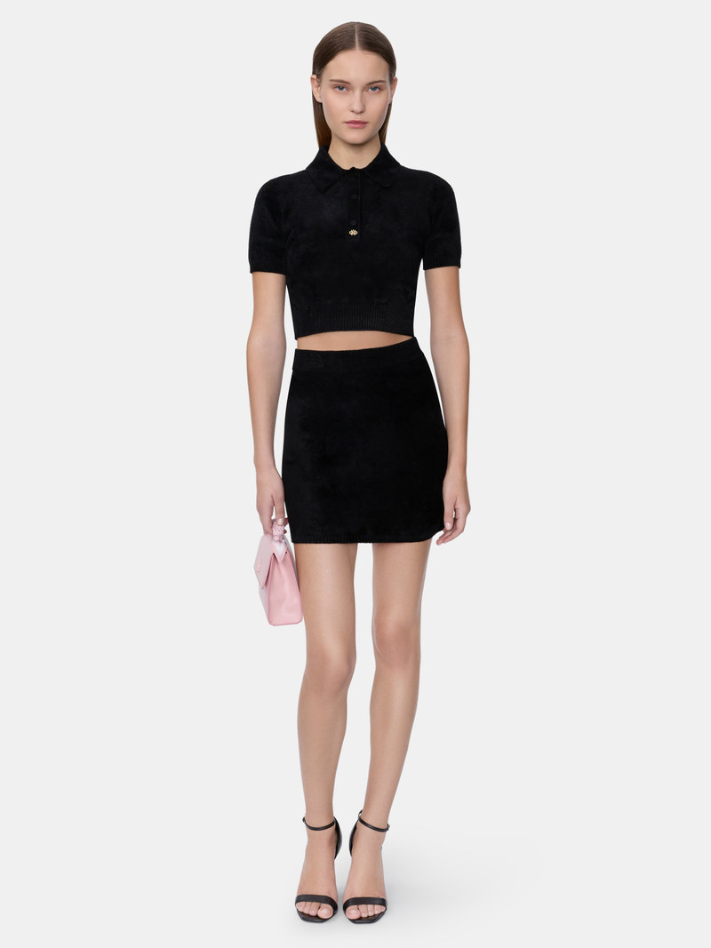 AMIRI WOMEN'S VELVET MINI SKIRT outlook