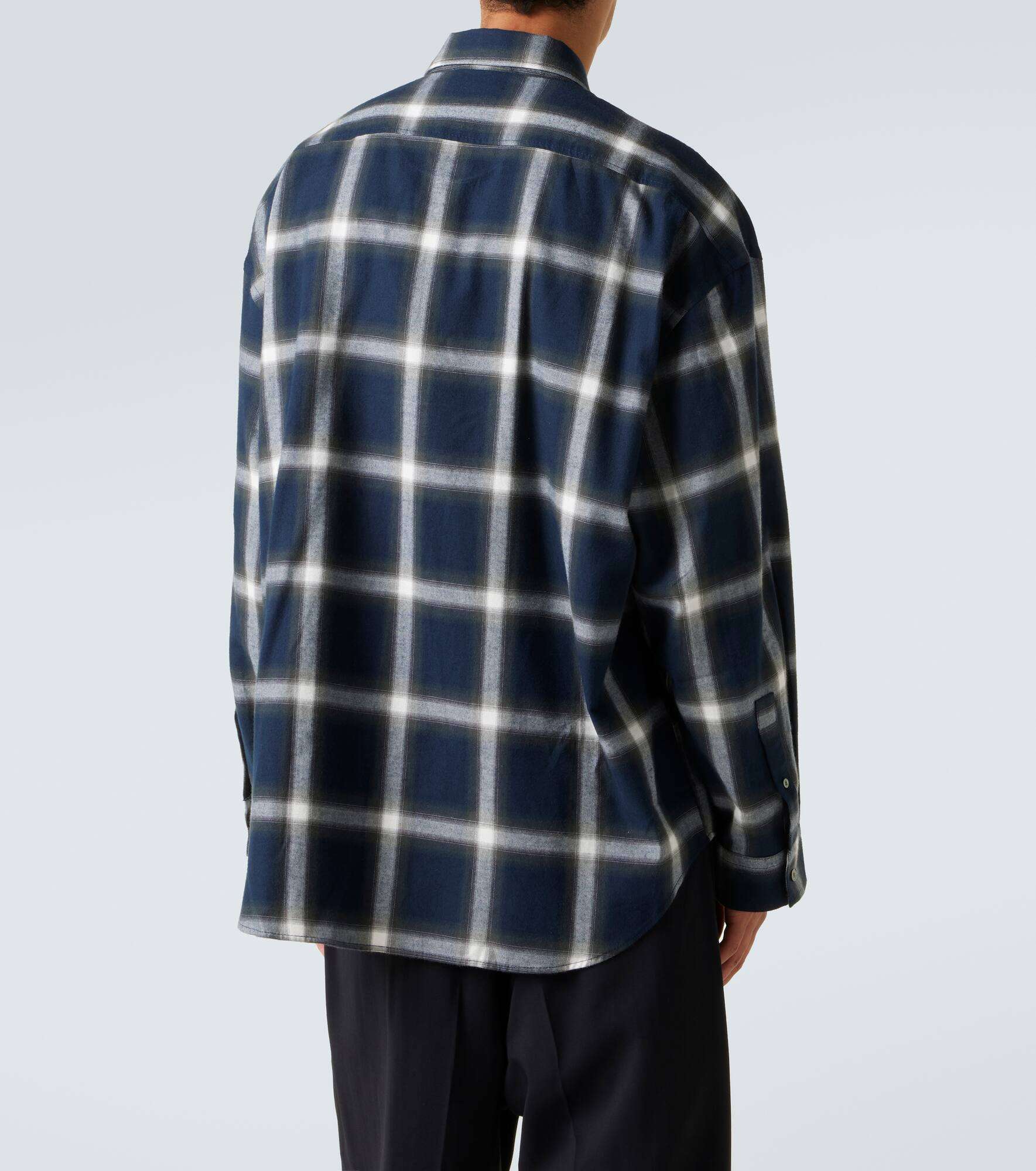 Checked cotton shirt - 4